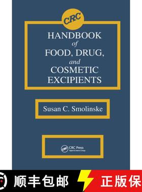 【3-4周达】CRC Handbook of Food, Drug, and Cosmetic Excipients [9780367402815]