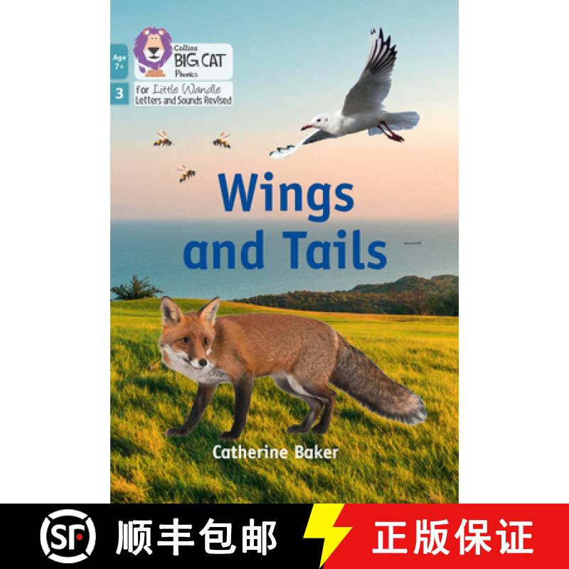 【3-4周达】Wings and Tails: Phase 3 Set 1 Blending Practice [9780008551728]