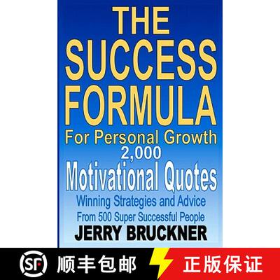 【3-4周达】The Success Formula For Personal Growth: 2,000 Motivational Quotes, Winning Strategies and... [9780615355504]