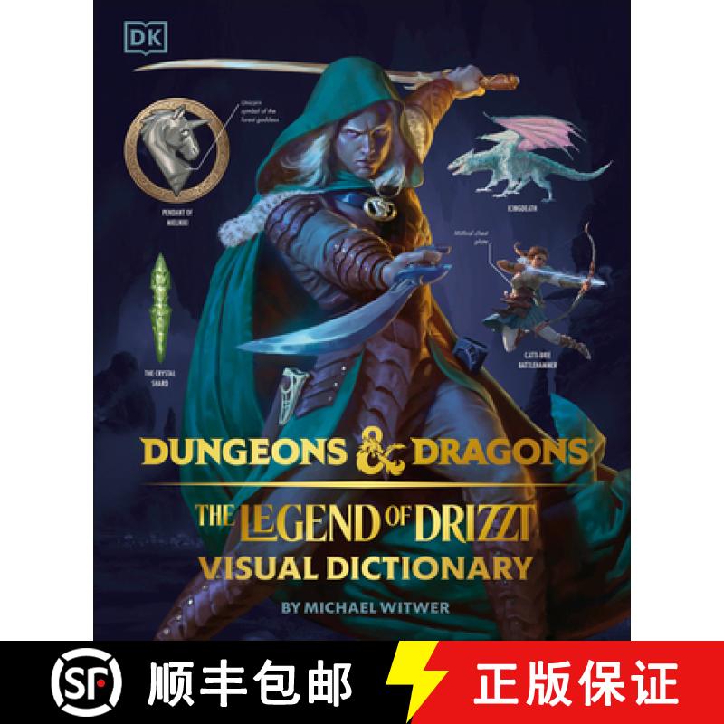 【4周达】Dungeons and Dragons the Legend of Drizzt Visual Dictionary [9781465497840]