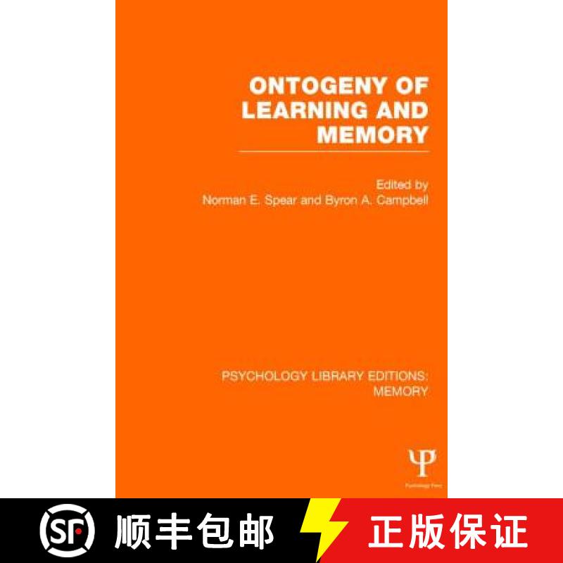 【3-4周达】Ontogeny of Learning and Memory (PLE: Memory) [9781848724198]