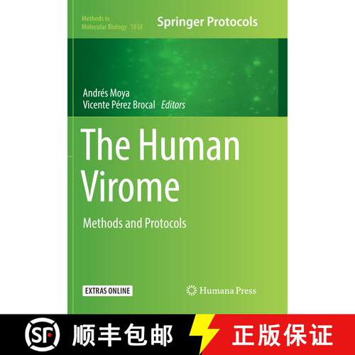 【3-4周达】The Human Virome: Methods and Protocols (Softcover reprint of the original 1st ed. 2018) [9781493993642]