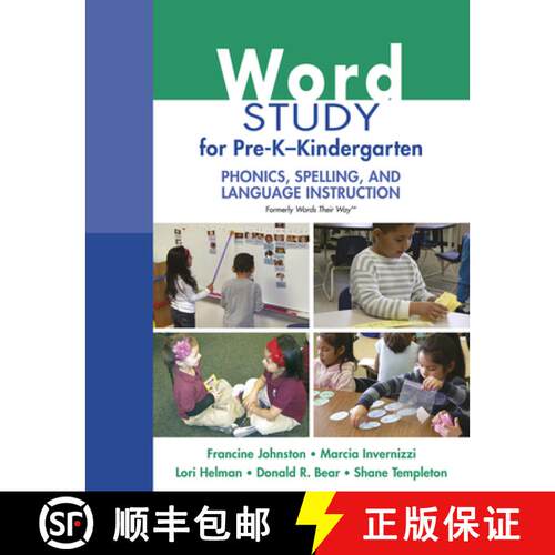【3-4周达】Word Study for Pre-K - Kindergarten: Phonics, Spelling, and Language Instruction (Formerly... [9780138220396]