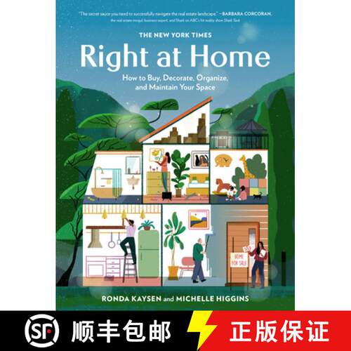 【3-4周达】精装 The New York Times: Right at Home: How to Buy, Decorate, Organize and Maintain Your S... [9780762468539]