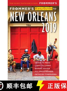 【3-4周达】Frommer's Easyguide to New Orleans 2019 [9781628874242]