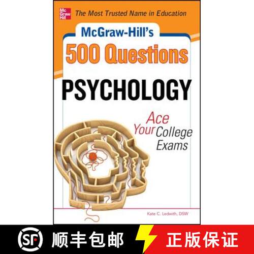 【3-4周达】McGraw-Hill's 500 Psychology Questions: Ace Your College Exams [9780071780360]