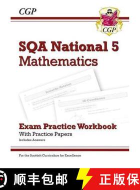 【3-4周达】National 5 Maths: SQA Exam Practice Workbook - includes Answers [9781782949442]