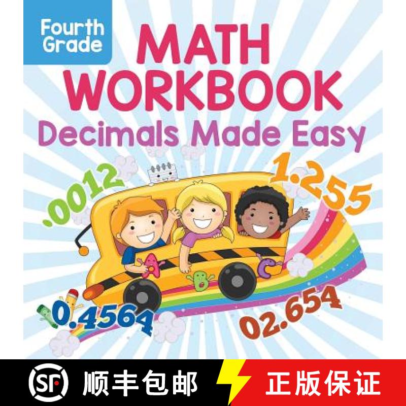 【3-4周达】Fourth Grade Math Workbook: Decimals Made Easy [9781682601075]