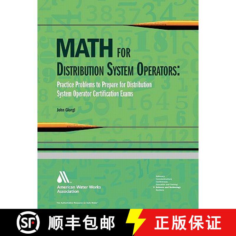 预订 Math for Distributiion System Operators: Practice Problems to Prepare for Distribution System Op... [9781583214558]