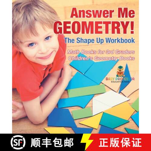 【3-4周达】精装 Answer Me Geometry! The Shape Up Workbook - Math Books for 3rd Graders | Children's G... [9798869411549]