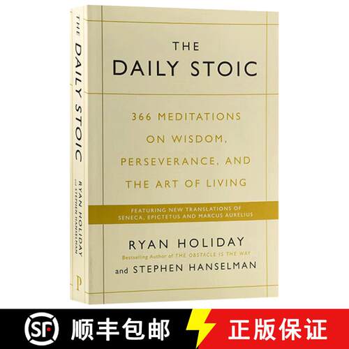 现货 每日斯多葛日报 The Daily Stoic : 366 Meditations on Wisdom, Perseverance, and the Art of Living:... [9781781257654]