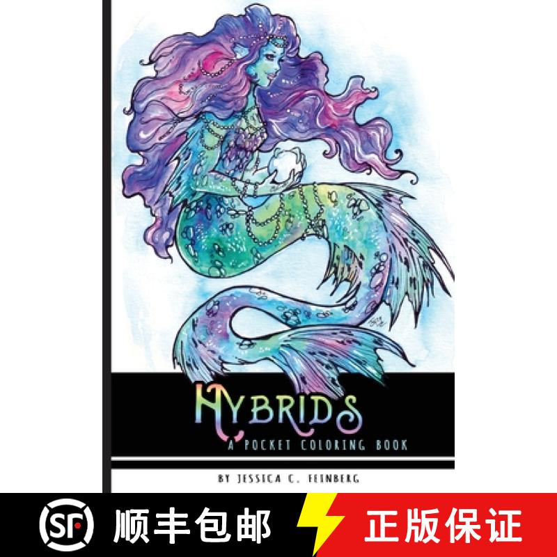 【2-3周达】Hybrids Pocket Coloring Book [9781648711886]