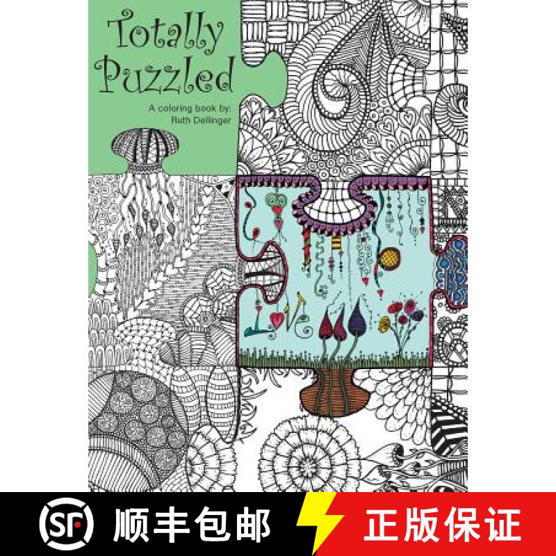 【3-4周达】Totally Puzzled: A coloring book [9780997259650]