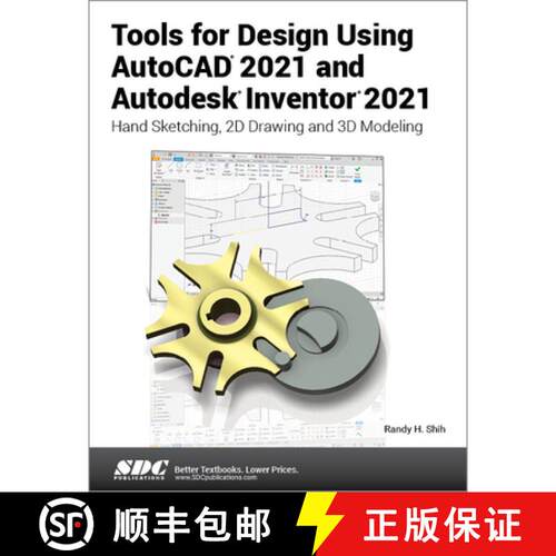 【3-4周达】Tools for Design Using AutoCAD 2021 and Autodesk Inventor 2021 [9781630573539]