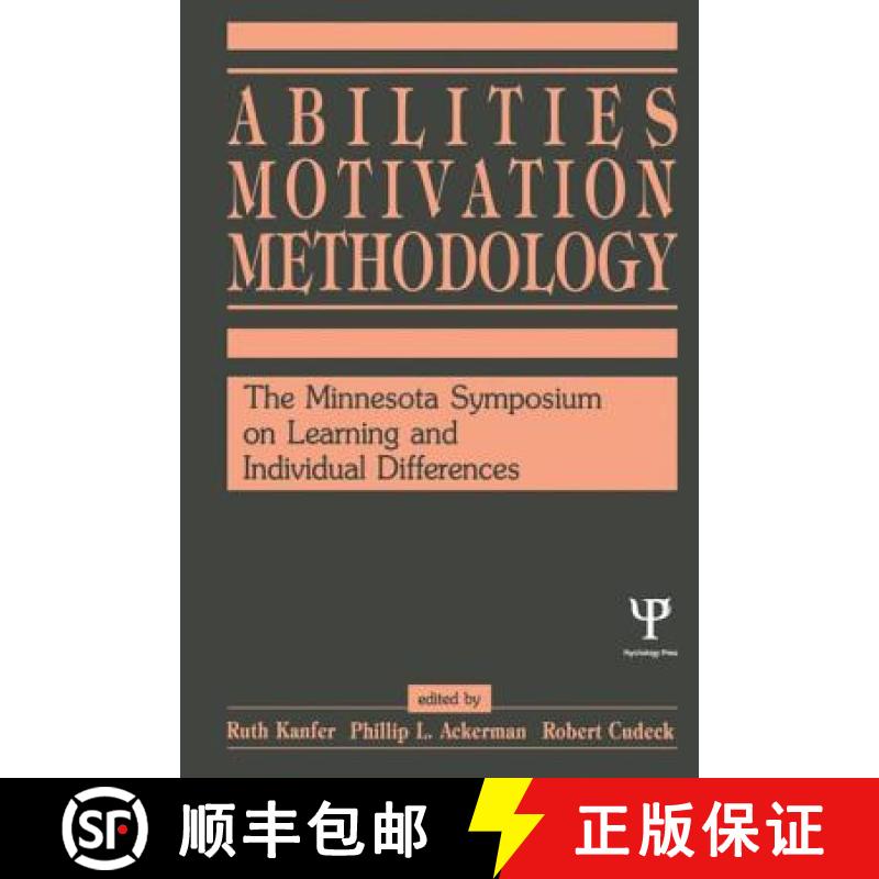 【3-4周达】Abilities, Motivation and Methodology: The Minnesota Symposium on Learning and Individual ... [9780805804966]