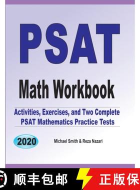 预订 PSAT Math Workbook: Exercises, Activities, and Two Full-Length PSAT Math Practice Tests [9781646126712]