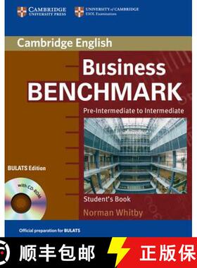 预订 Business Benchmark Pre-Intermediate to Intermediate Student's Book with CD ROM BULATS Edition [9780521672849]