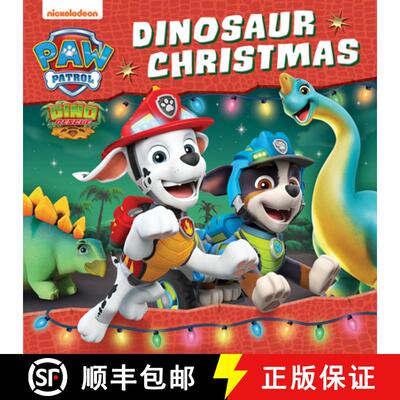 【3-4周达】Paw Patrol Dinosaur Christmas Picture book [9780008616663]