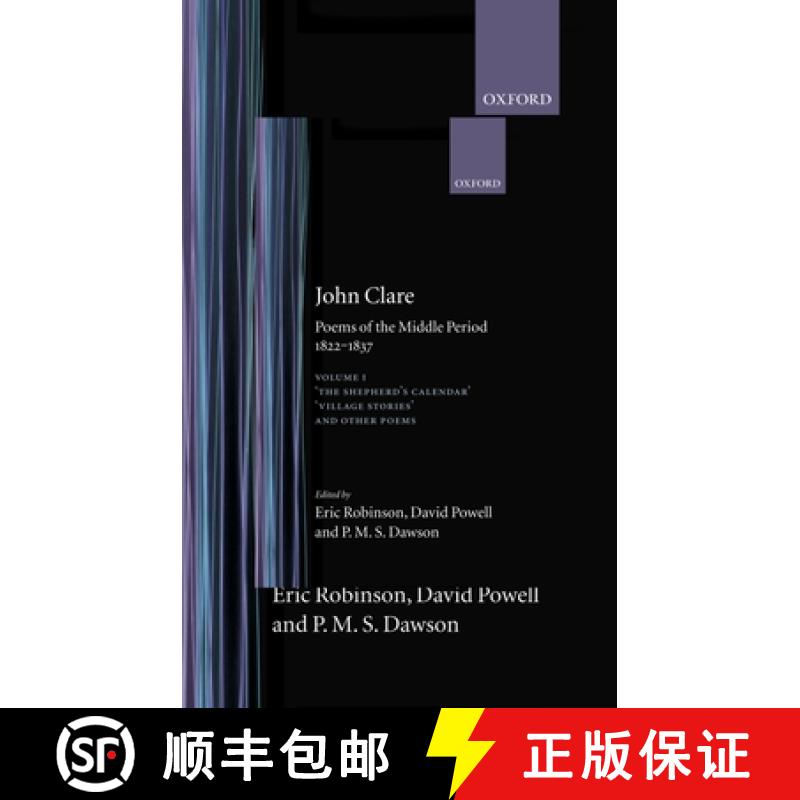 【3-4周达】Poems of the Middle Period, 1822-1837: Volume I: The Shepherd's Calendar, Village Stories ... [9780198123408]