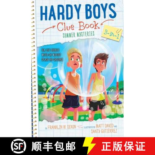 【3-4周达】Hardy Boys Clue Book Summer Mysteries 3-in-1: Sea Life Secrets; Water-Ski Wipeout; Splash ... [9798347112074]