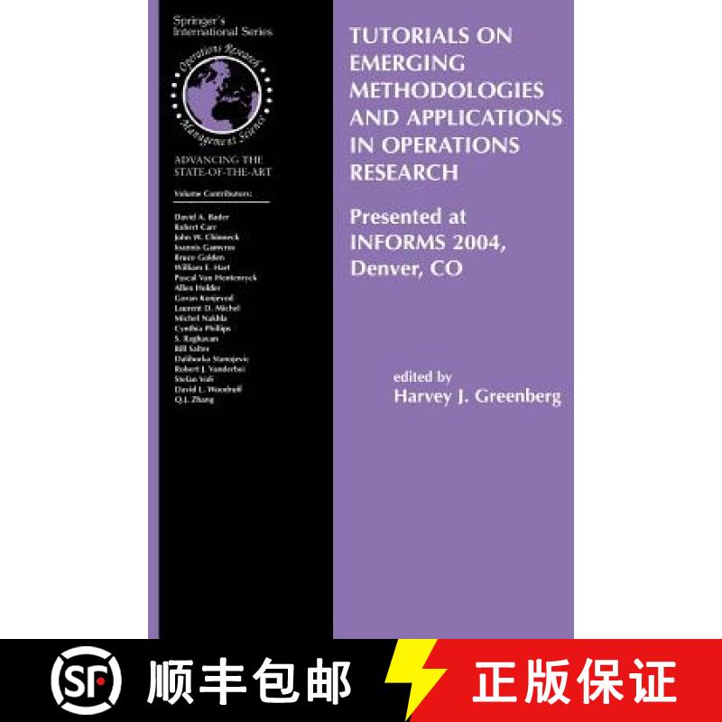 【3-4周达】Tutorials on Emerging Methodologies and Applications in Operations Research : Presented at... [9781441919847]