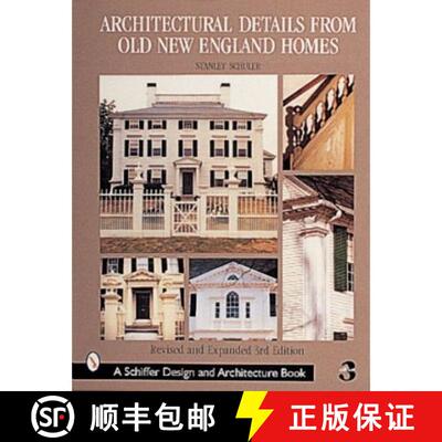 【3-4周达】Architectural Details from Old New England Homes [9780764309816]