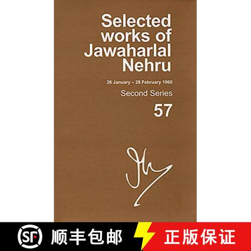 预订 精装 SELECTED WORKS OF JAWAHARLAL NEHRU (26 JANUARY-28 FEBRUARY 1960): Second series, Vol. 57 [9780199455201]