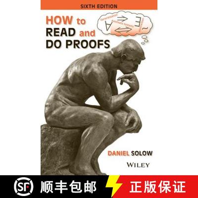 【3-4周达】How To Read And Do Proofs: An Introduction To Mathematical Thought Processes, Sixth Editio... [9781118164020]