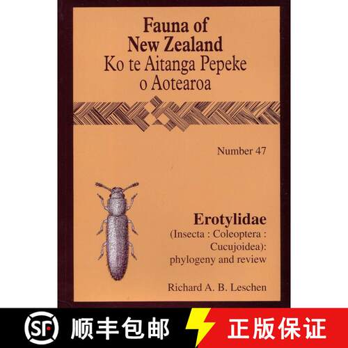 预订 Fauna of New Zealand, No 47: Erotylidae (Insecta: Coleoptera: Cucujoidea) [9780478093506]