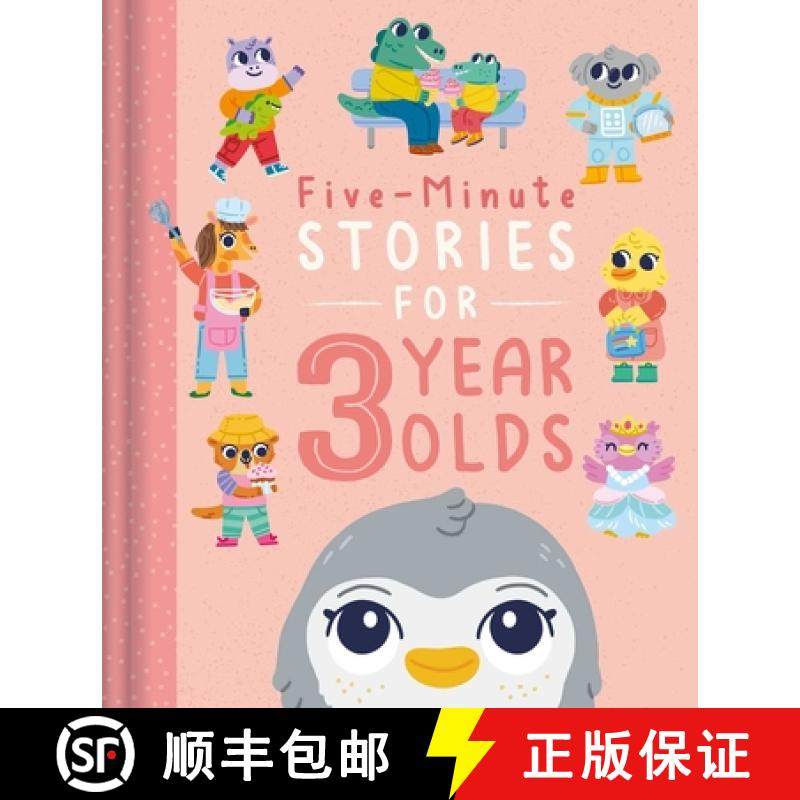 预订 Five-Minute Stories for 3 Year Olds: With 7 Stories, 1 for Every Day of the Week [9781803688589]