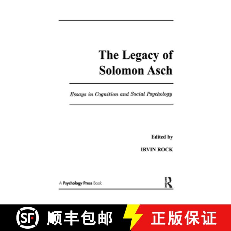 【3-4周达】Legacy of Solomon Asch: Essays in Cognition and Social Psychology [9780805804409]