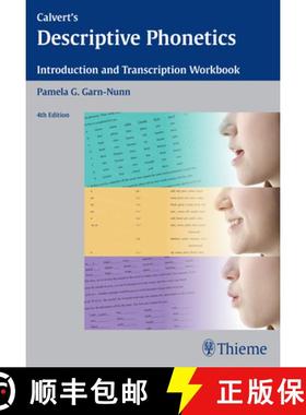 【3-4周达】Calvert's Descriptive Phonetics: Introduction and Transcription Workbook [9781604066517]