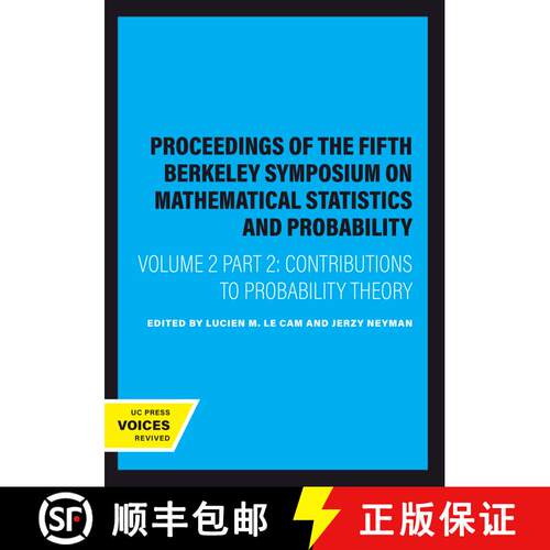 【3-4周达】Proceedings of the Fifth Berkeley Symposium on Mathematical Statistics and Probability, Vo... [9780520325333]