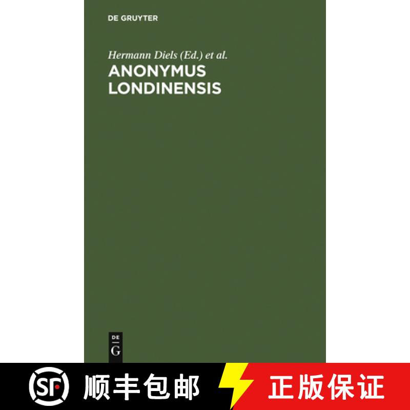 【2-3周达】Anonymus Londinensis: Auszuge Eines Unbekannten Aus Aristoteles-Menons Handbuch Der Medizi... [9783111284446]