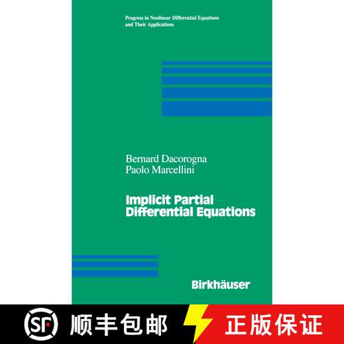 【3-4周达】Implicit Partial Differential Equations [9781461271932]