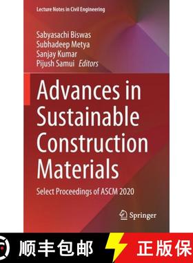 【3-4周达】Advances in Sustainable Construction Materials : Select Proceedings of ASCM 2020 [9789813345898]
