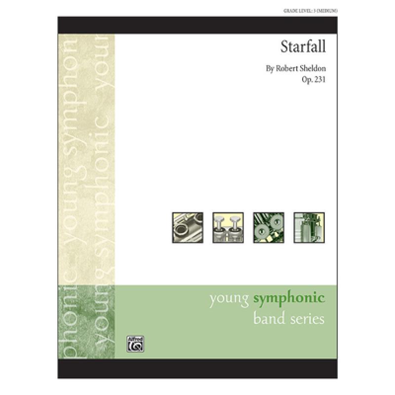 【4周达】Starfall: Conductor Score & Parts [9781470649500] 书籍/杂志/报纸 艺术类原版书 原图主图