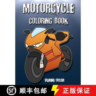 【3-4周达】Motorcycle Coloriong Book [9780359869602]