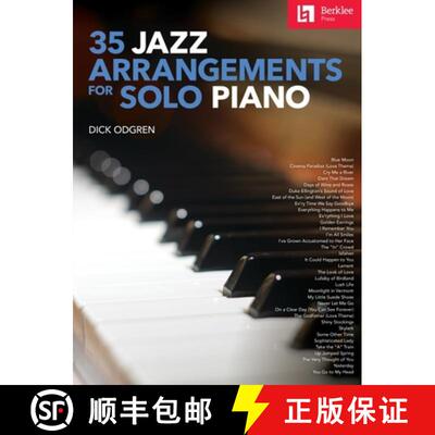 【3-4周达】35 Jazz Arrangements for Solo Piano Berklee Guide Jazz Piano Sheet Music Collection Classi... [9780876392072]