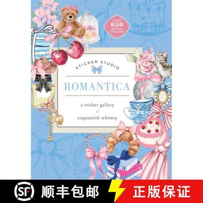 【3-4周达】Sticker Studio: Romantica: A Sticker Gallery of Coquettish Whimsy [9781250396549]