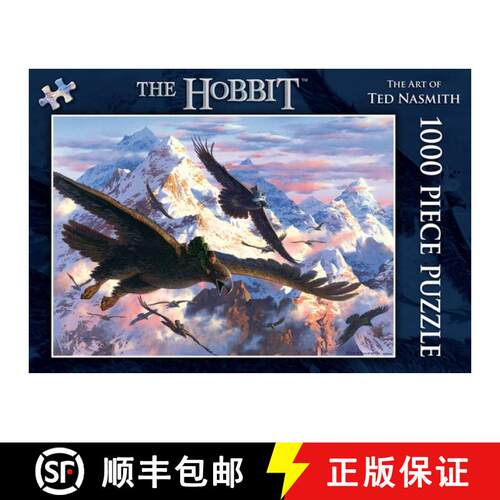 【3-4周达】The Hobbit 1000 Piece Jigsaw Puzzle: The Art of Ted Nasmith: Bilbo and the Eagles [9781912916894]