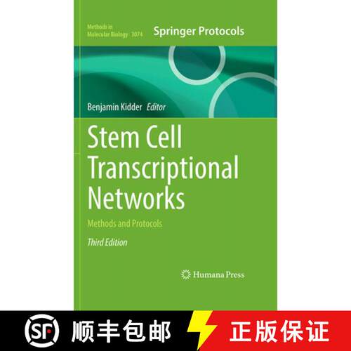 【3-4周达】精装 Stem Cell Transcriptional Networks: Methods and Protocols (Third Edition 2027) (Third... [9781071655382]