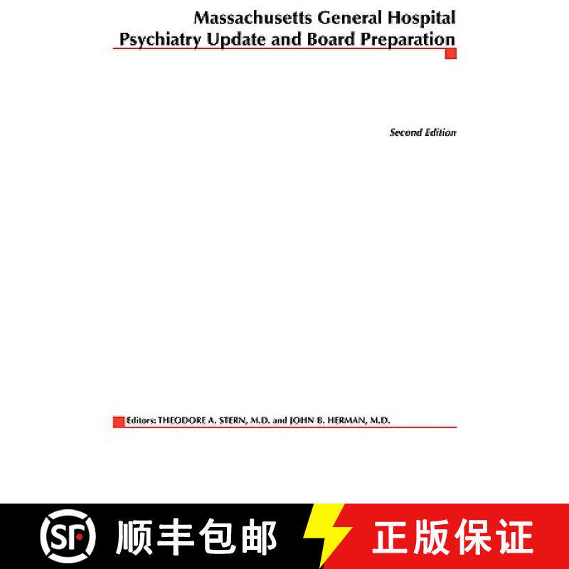 【3-4周达】Massachusetts General Hospital Psychiatry Update & Board Preparation: Update and Board Pre... [9780071410007]