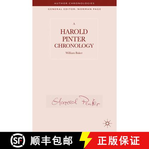 【3-4周达】精装 A Harold Pinter Chronology [9780230278455]