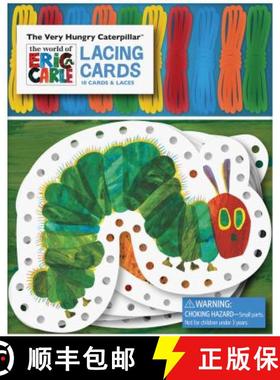 【3-4周达】The World of Eric Carle(tm) the Very Hungry Caterpillar(tm) Lacing Cards: (Occupational Th... [9781452108193]