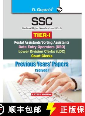 【3-4周达】SSC-CHSL (10+2): (Tier-I) Postal Assistant/Sorting Assistants, DEO, LDC, Court Clerks Prev... [9789350120248]