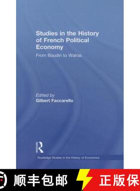 【3-4周达】Studies in the History of French Political Economy: From Bodin to Walras [9780415756310]