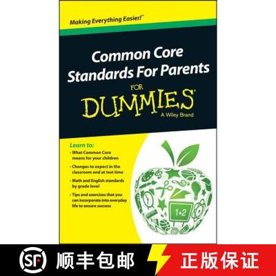 【3-4周达】Common Core Standards For Parents For Dummies [Wiley教育学] [9781118841839]