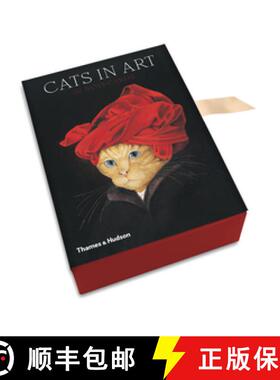 【3-4周达】猫咪的艺术 Cats in Art: Notecard Box 二十张明信片 [9780500420270]