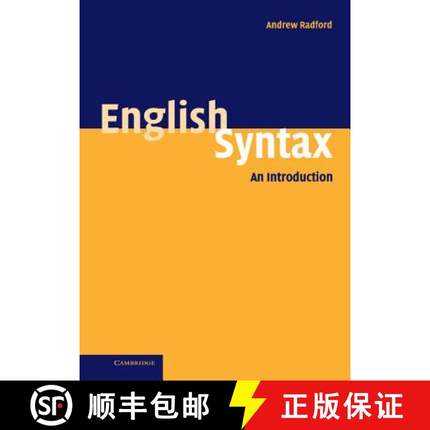 【3-4周达】English Syntax: An Introduction [9780521834995]